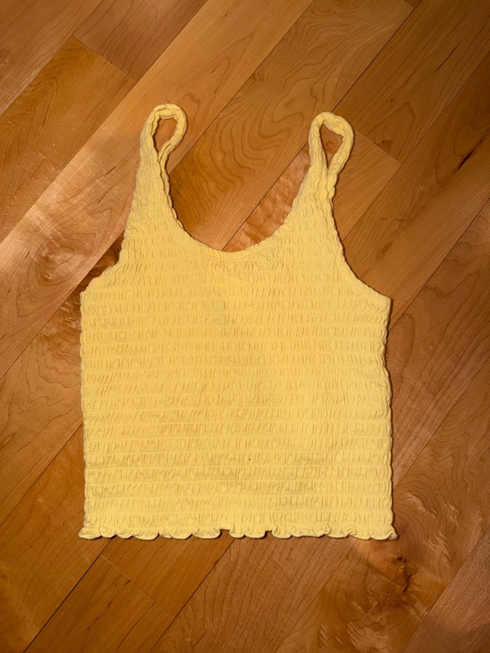 Hollister XS yellow tank top